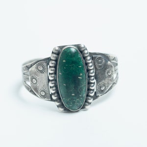1930's Fred Harvey era south west Navajo Turquoise and Silver cuff, bracelet, True Vintage