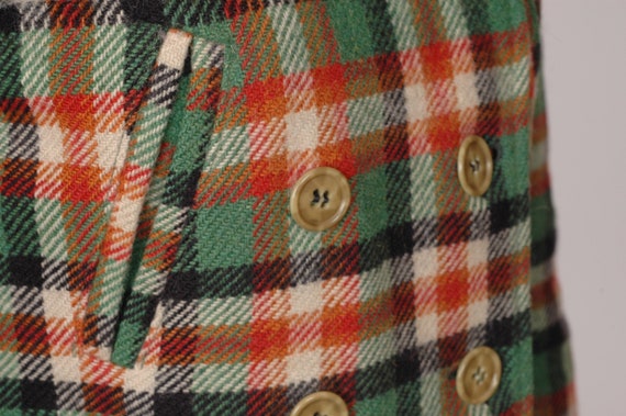 1940s wool plaid check leisure sports coat jacket… - image 8