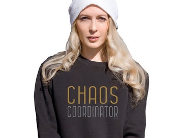 Chaos coördinator damessweater, trui cadeau voor moeder moeder, kersttrui