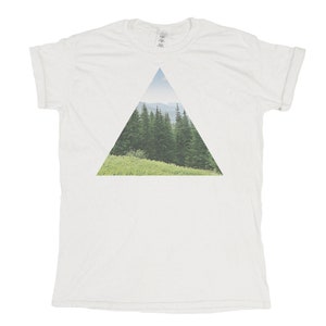 Triangle Forest  - Tee Cotton - Mens & Ladies Unisex Fit T-shirt