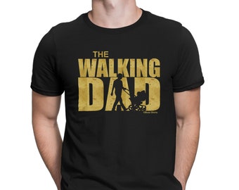 THE WALKING DAD T-Shirt Mens, Organic Cotton Sustainable Gift Fathers Day