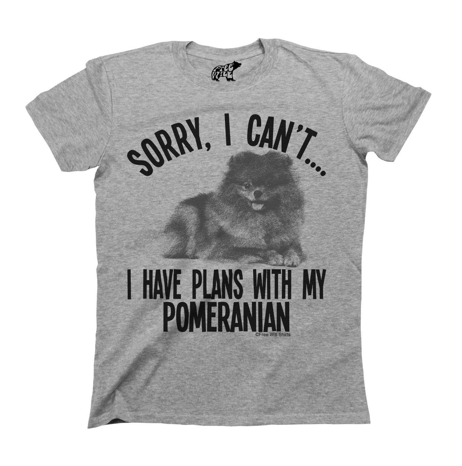 [RADINEO]★25SS★HAPPY POMERANIAN SHORT SLEEVE T-SHIRT Happy Pomeranian T-Shirt