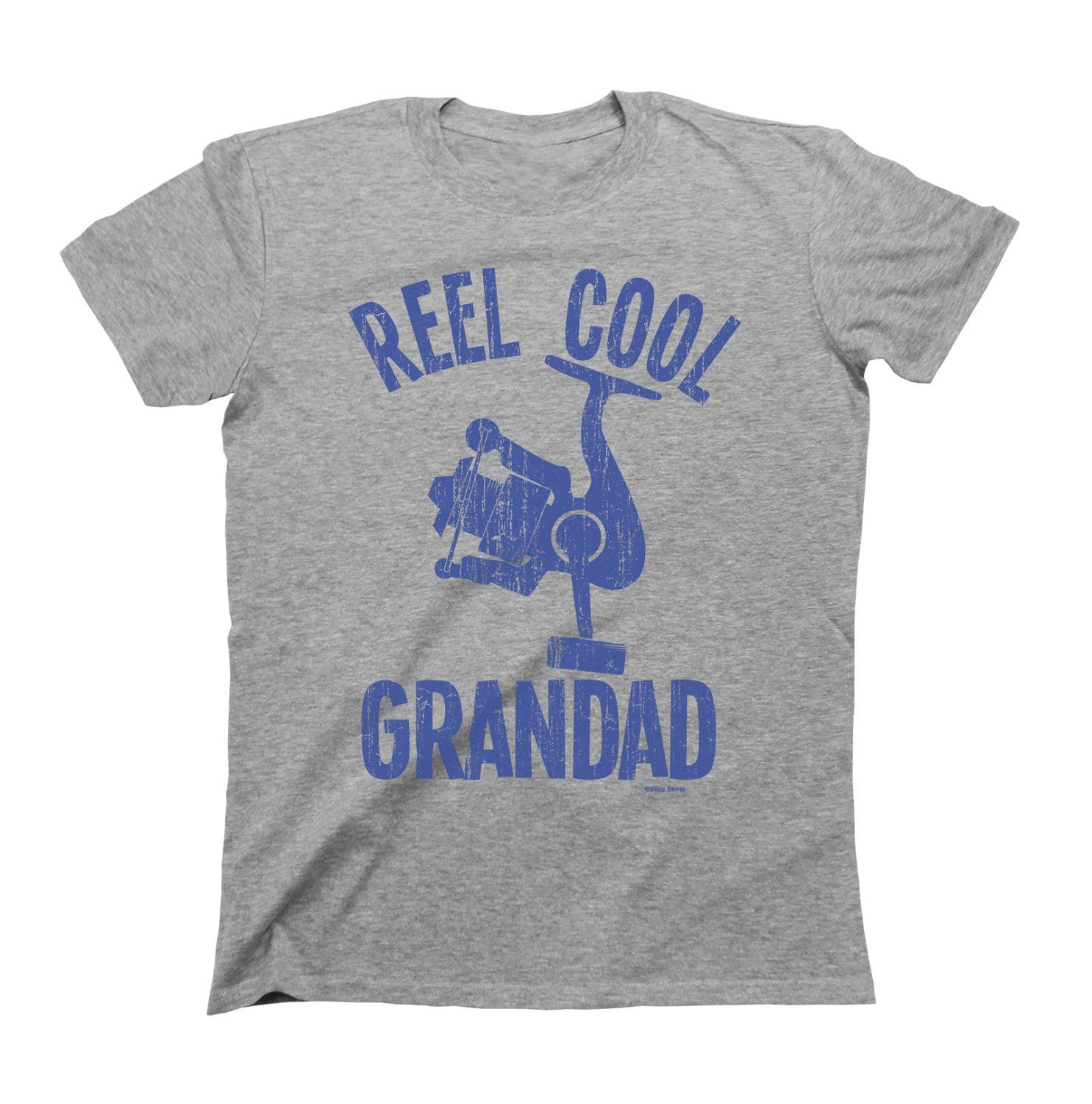 Reel Cool GRANDAD Organic Cotton T-shirt Mens Fit Christmas