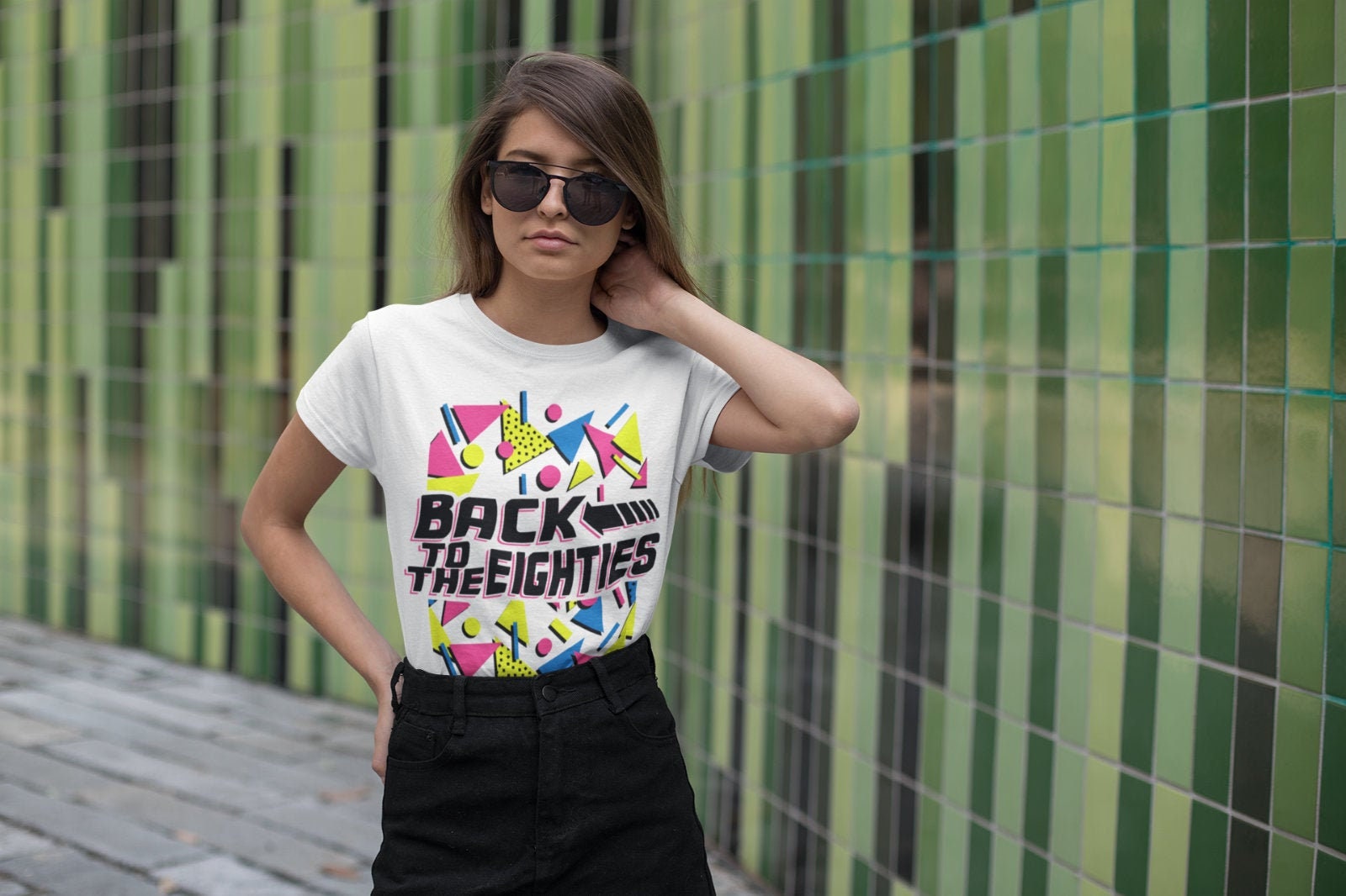 Womens 80s T-shirt Back to the Eighties Cotton 80s - Etsy Finland