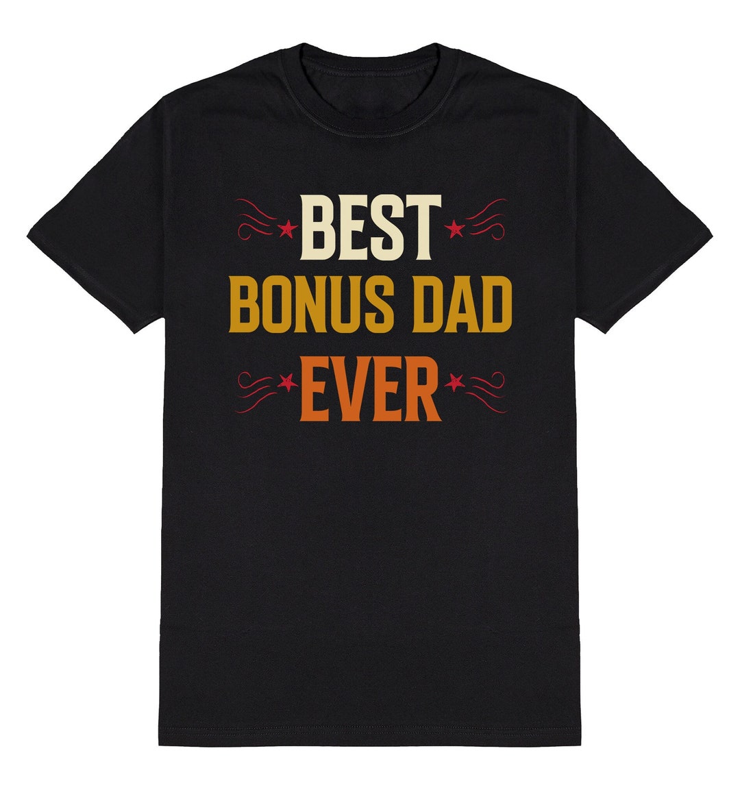 Beste bonus papa ooit heren T-shirt, grappige slogan