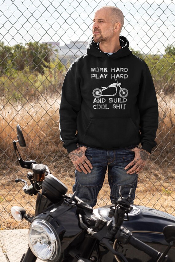 Motorcycle hoodies funny on sale