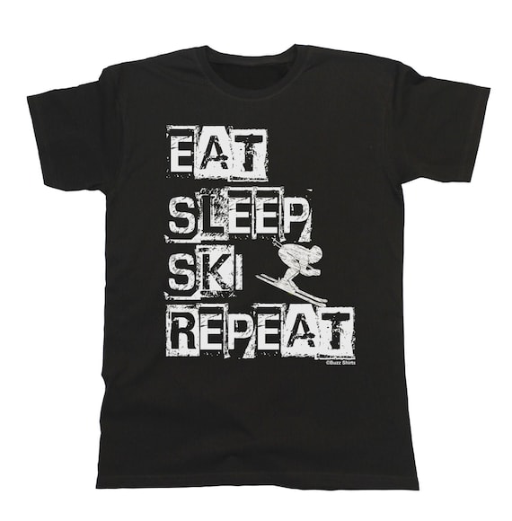 Ski T-Shirt Skiing Tshirt Weat Sleep Repeat Tee Gift Ski T-Shirt Skiing Tshirt Weat Sleep Repeat Tee Gift