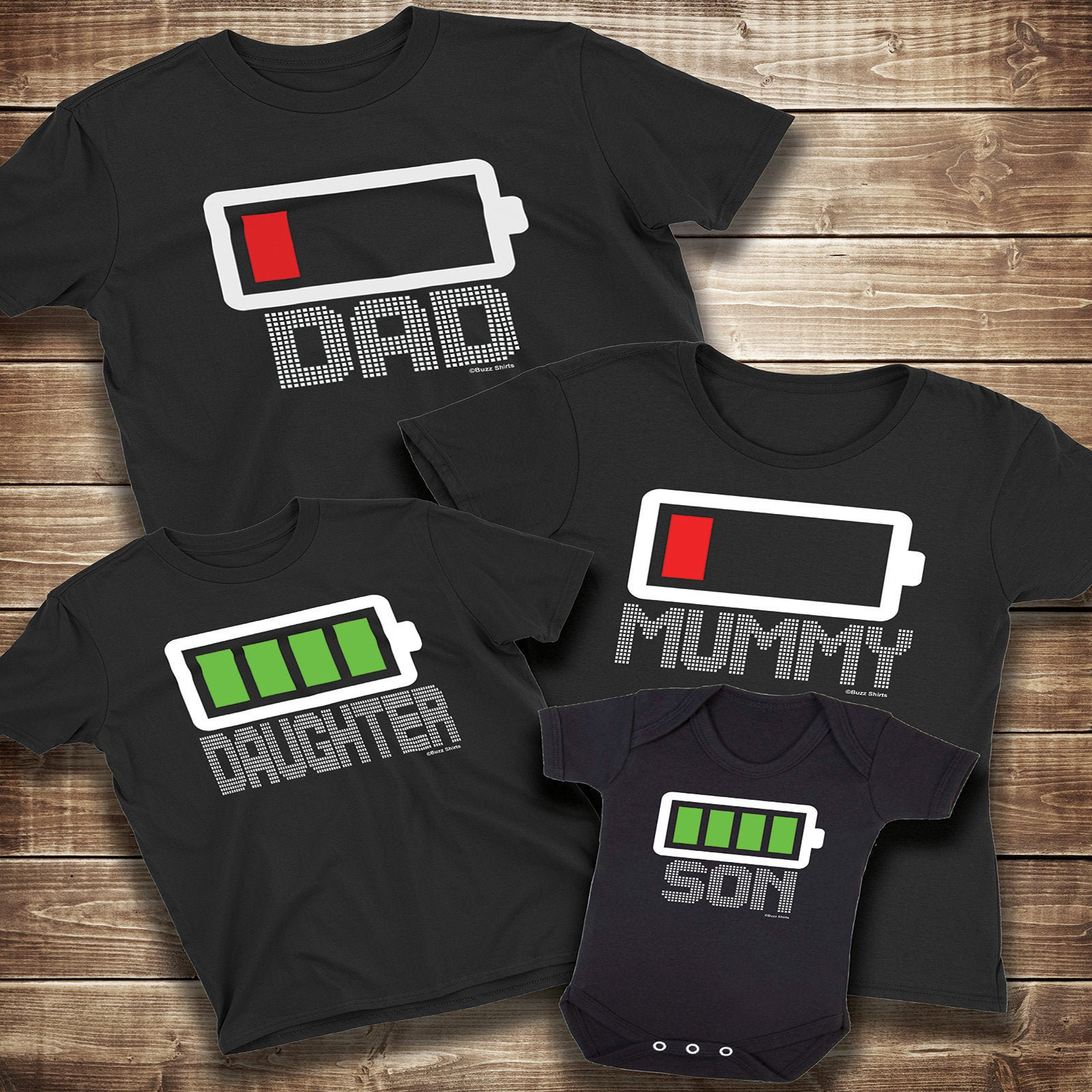 Dad Low Full Battery Icon Matching 