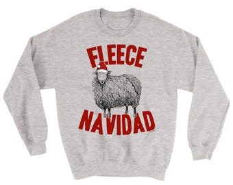 Fleece Navidad Adults or Kids, CHRISTMAS Jumper Sweater, Funny Spanish Sheep