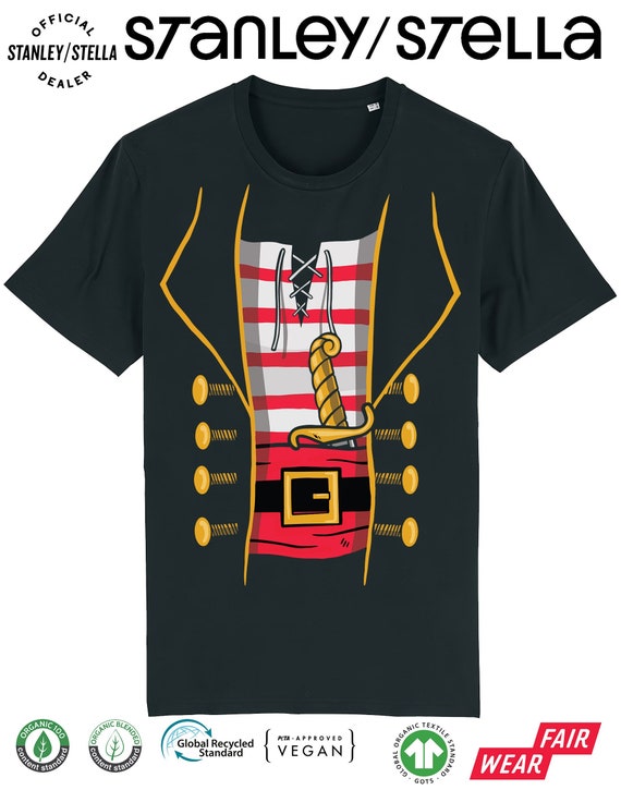 Halloween Pirate T shirt Mens or Womens Fancy Dress Top Made From Tee Cotton Etsy
