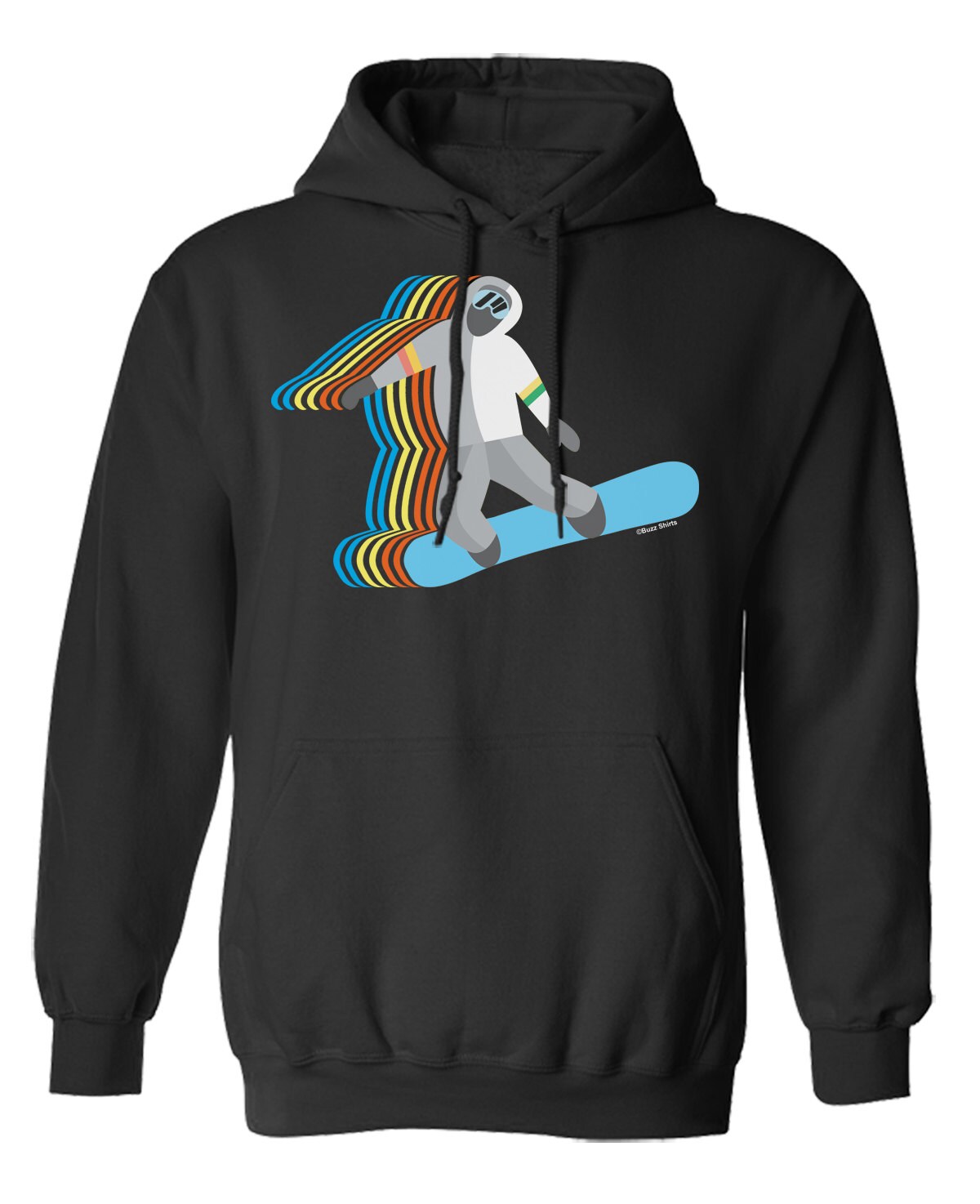 Snowboard Dude Snowboarding Hoodie Or Sweater Rainbow Etsy