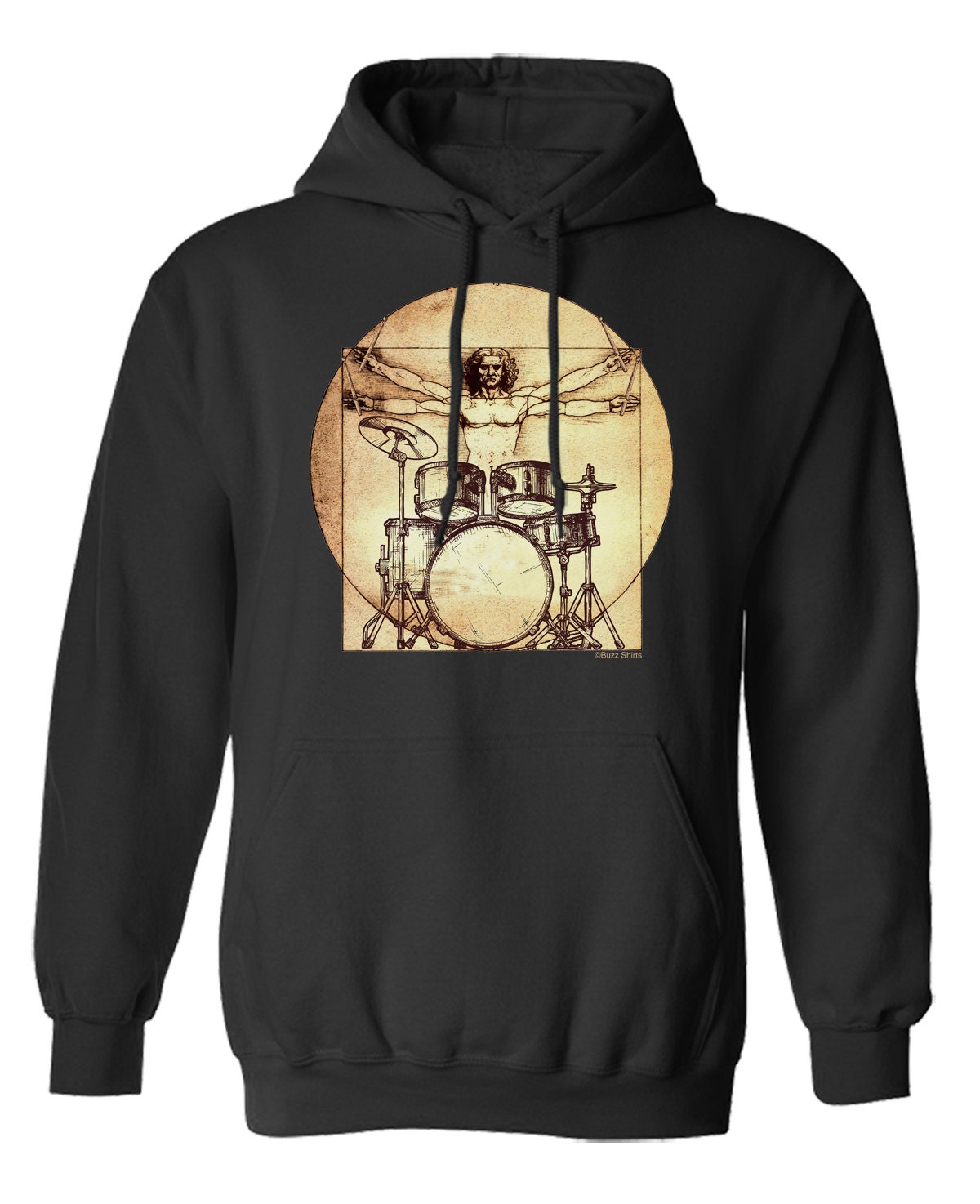 Davinci Drummer Drum Hoodie or Organic Sweater Drumming Music Etsy