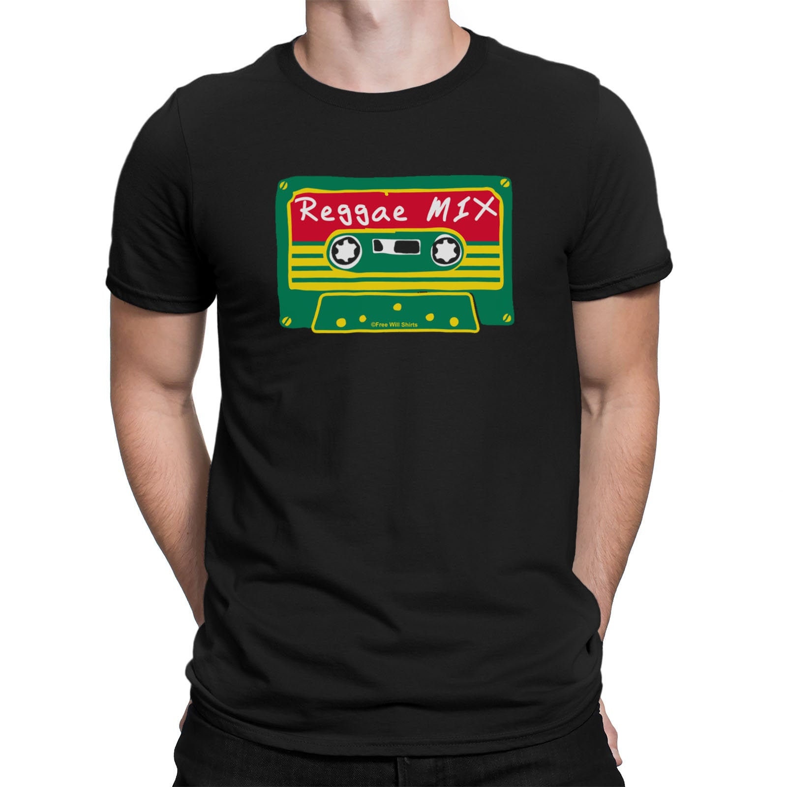 Reggae Mix Tape Cassette T-Shirt Reggae Mix Tape Cassette T-Shirt