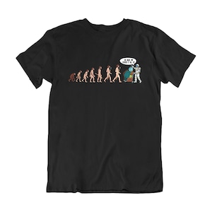Climate Change T-Shirt Men Women, Evolution of Man Go Back We F*** It Up , 100% Tee , Perfect Gift