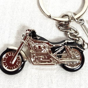 Personalized Motorbike Keychain, Roughly painted, motor bike lover gift, Adventure Gift, Outdoor Keychain, Men gift Keyring, biking bike