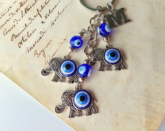 Porte clés clé anneau pendentif talisman porte bonheur Evil Eye Nazar Porte clés clé anneau pendentif talisman porte bonheur Evil Eye Nazar