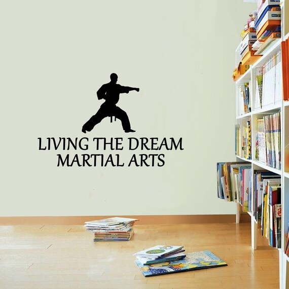 Eat Sleep Martial Arts Wall Sticker Vinyl Decal Decors Art Martial Arts Sticker