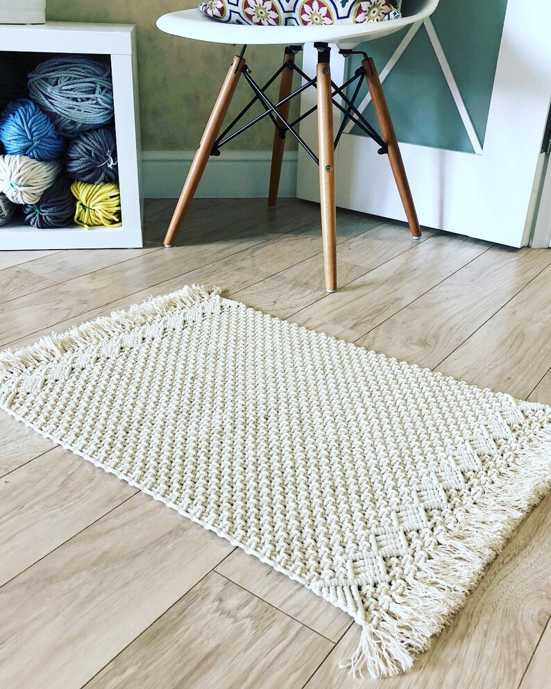 Macrame Placemat Modern Macrame Coasters Macrame Table Mat Etsy
