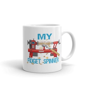 My Fidget Spinner Lathe Woodturning Mug