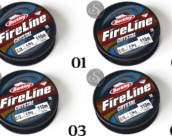 Fireline Crystal cord in various thicknesses and lengths / / jewelry cord / thread / stringing beads / tear / sew / Soutache