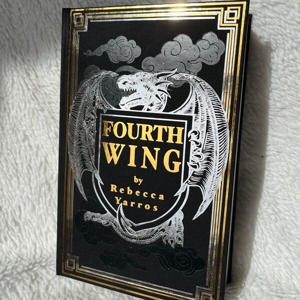 Fourth Wing rebind, cloth bound book