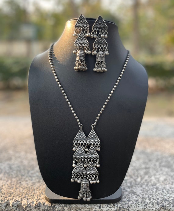 Oxidised shop afghani jewellery