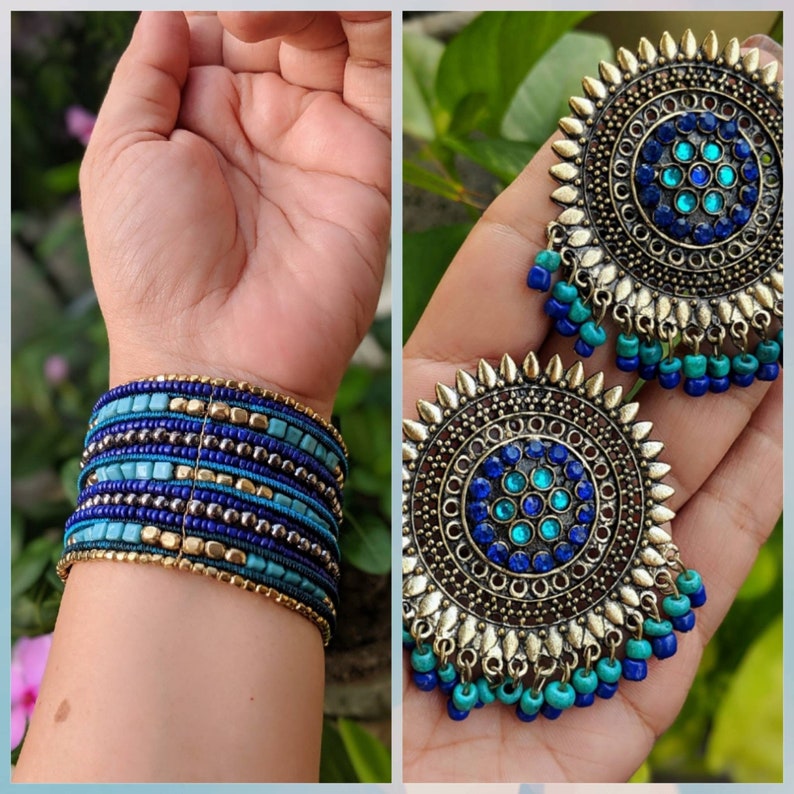 openable earrings,Afghani jewellery,studs tribal boho handcuff,handmade Bangles,handcuffs adjustable indian Jewelery,ethnic jewellery