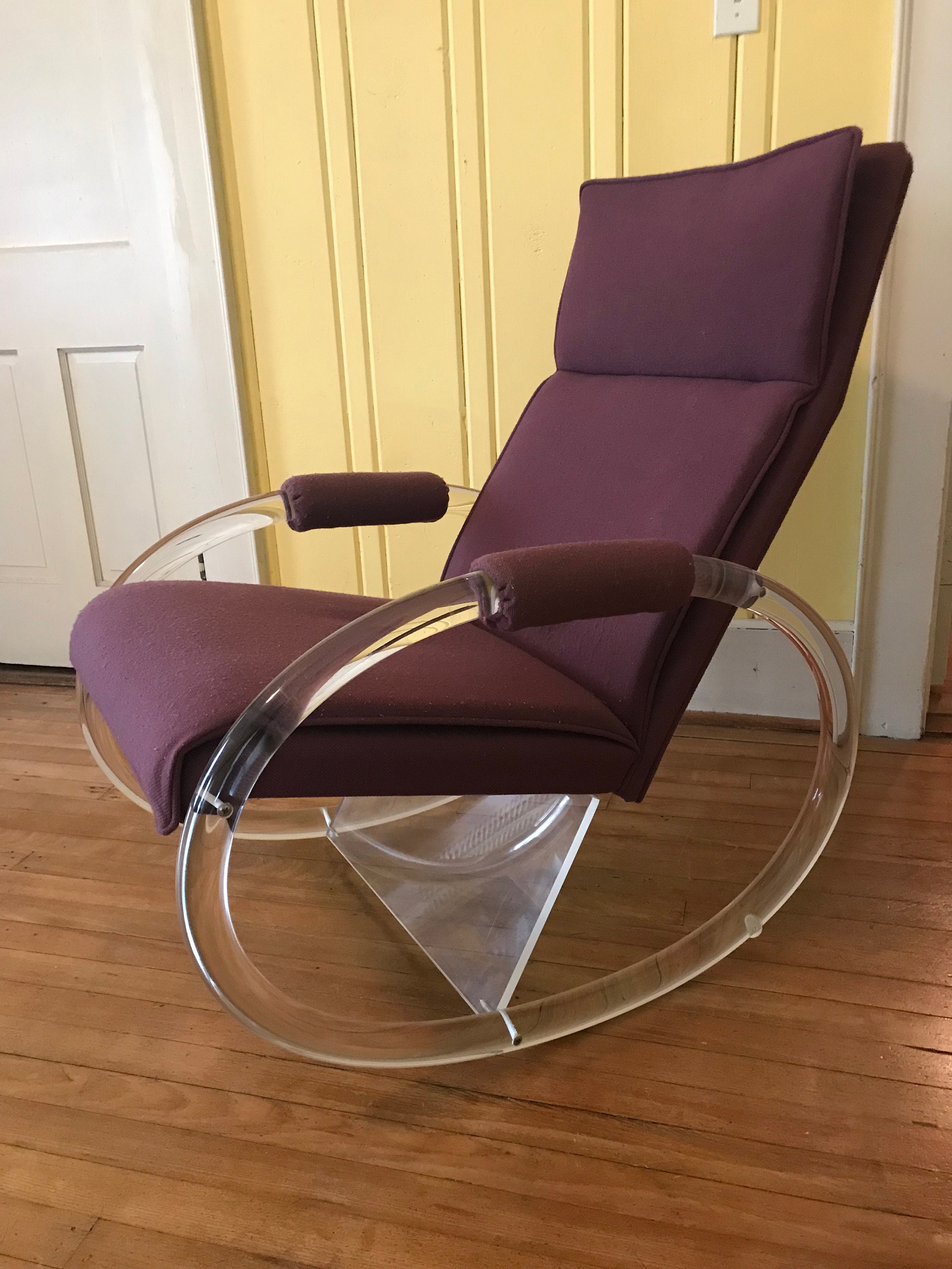 Mid Century Lucite Chair Etsy