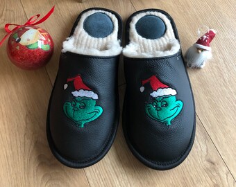 grinch slippers