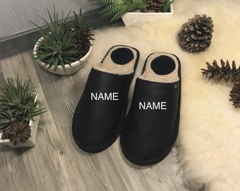 personalized slippers for him