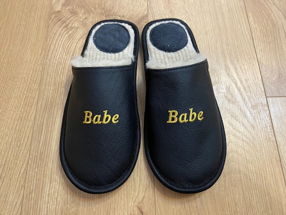 PURE LEATHER CUSTOM MADE SLIPPERS custom hand made leather slipper and leather footwear made  main image 4