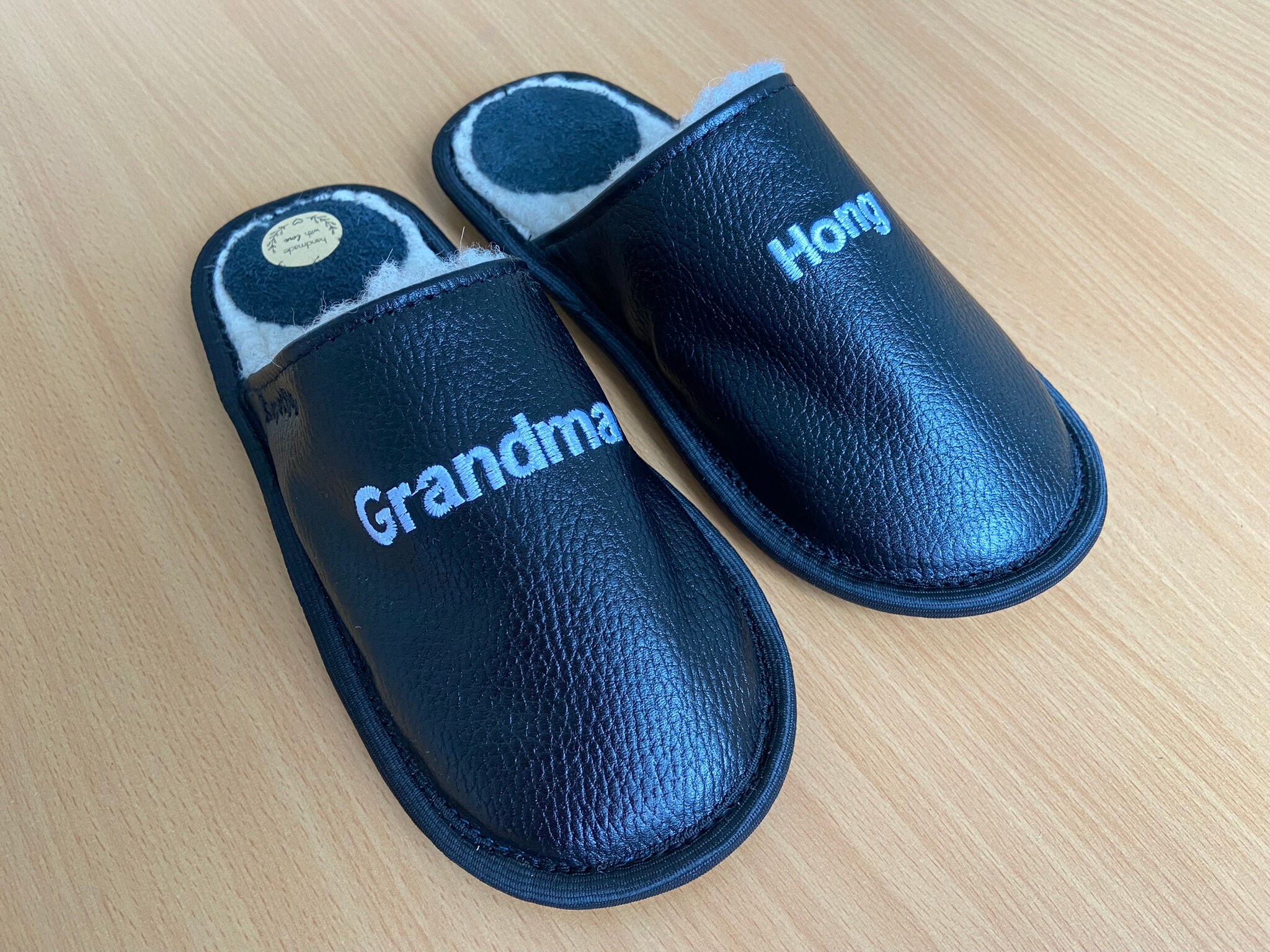Personalised grandma slippers shop