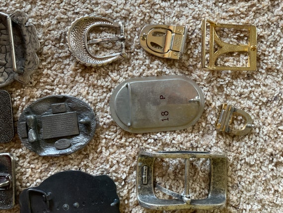 Vintage lot of Belt Buckles 14 buckles - image 7