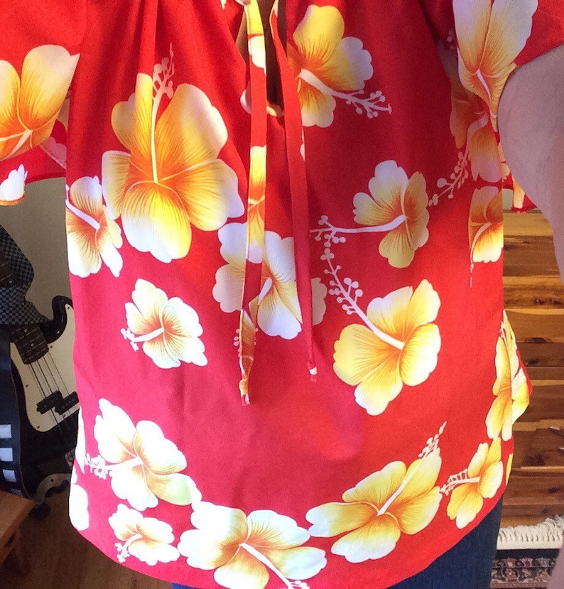Hawaiian Ladies Shirt Vintage large