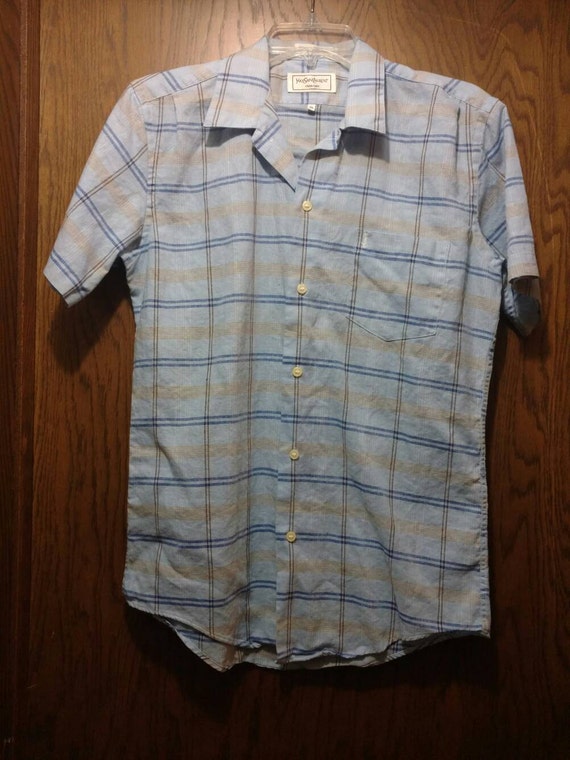 Yves Saint Laurent Short Sleeved Button Down