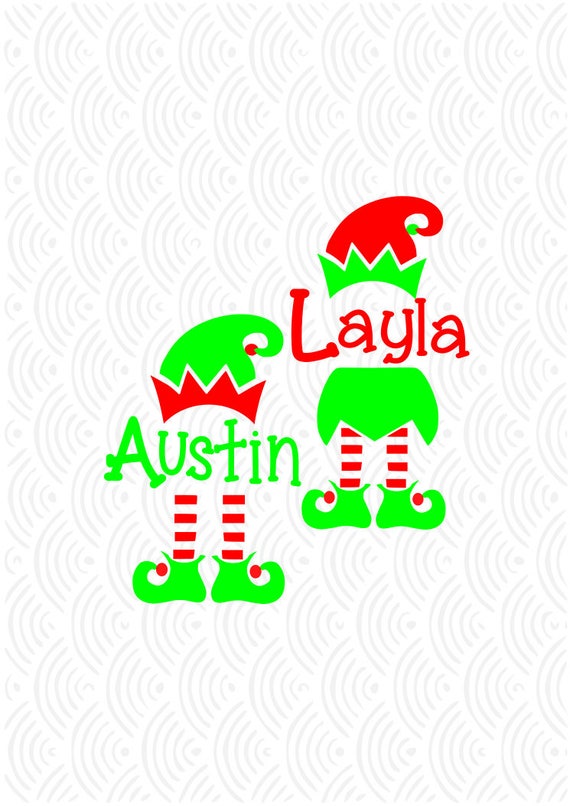Download Christmas Svg Christmas Elf Svg Elf Monogram Svg Digital Etsy