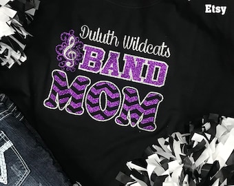 Band Mom Tee, Band Grammy Shirt, School Spirit Shirts, Custom Design Tees, High School Band, Band Shirt, Gift for Mom, Christmas Gift