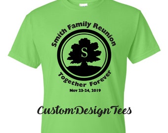 Family Reunion Shirt, Custom Reunion Shirt, Custom Design Tees, Family Tees, Family Tree, Custom Family Shirts, Family Gathering Tee