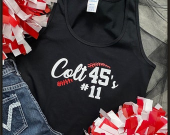Softball Tank, Baseball Shirt, Softball Mom Shirt, Baseball, Custom Design Tee, Ladies T-Shirt, Long Sleeve, V-Neck Shirt, Ladies Tank Top