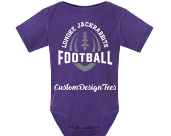 Infant Football Bodysuit, Football Outfit, Custom Design Tees, Toddler Football Shirt, Youth Football, Football Brother Shirt, Football Sis