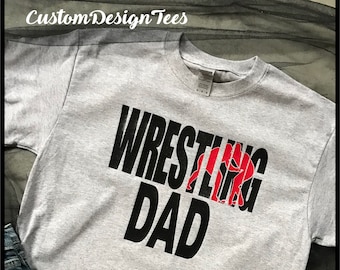 Wrestling Mom Shirt, Wrestling Dad Shirt, Wrestler Shirt,  Custom Design Tees, Wrestling Shirt, Wrestling, Kids Wrestling Shirt, Wrestling T