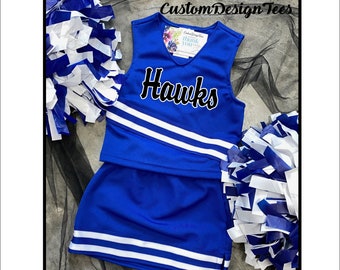 Girls Cheer Outfit, Girls Cheer Uniforms, School Spirit, Cheer Uniform, Girls Costume, School Spirit Uniforms, Toddler Cheer Outfit