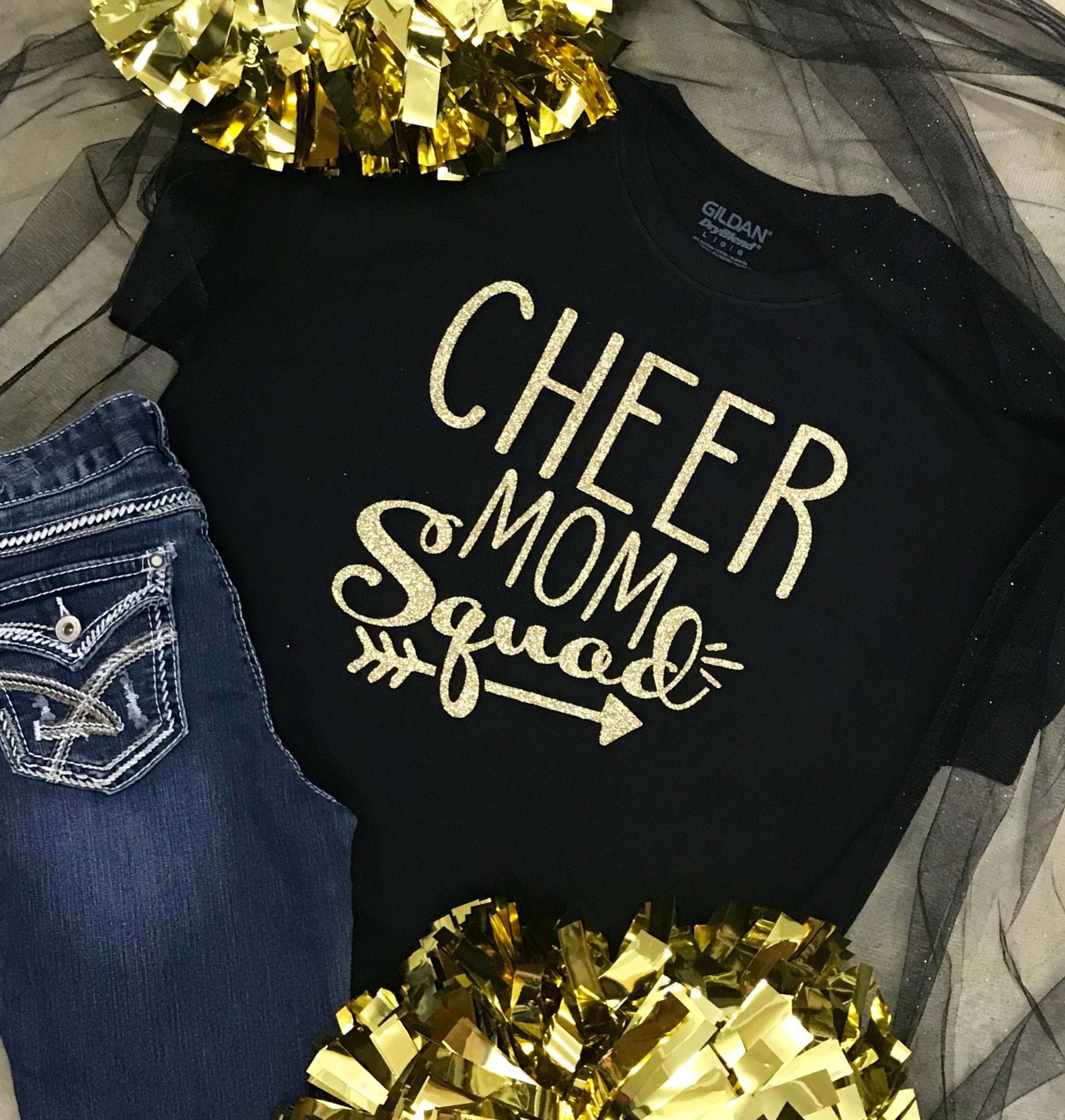 Cheer Mom Squad Shirt Cheerleaders Shirt School Spirit | Etsy