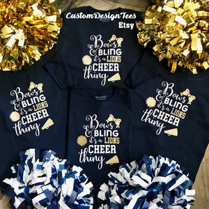 Bows and Bling It's A Cheer Thing Shirt Cheerleaders - Etsy