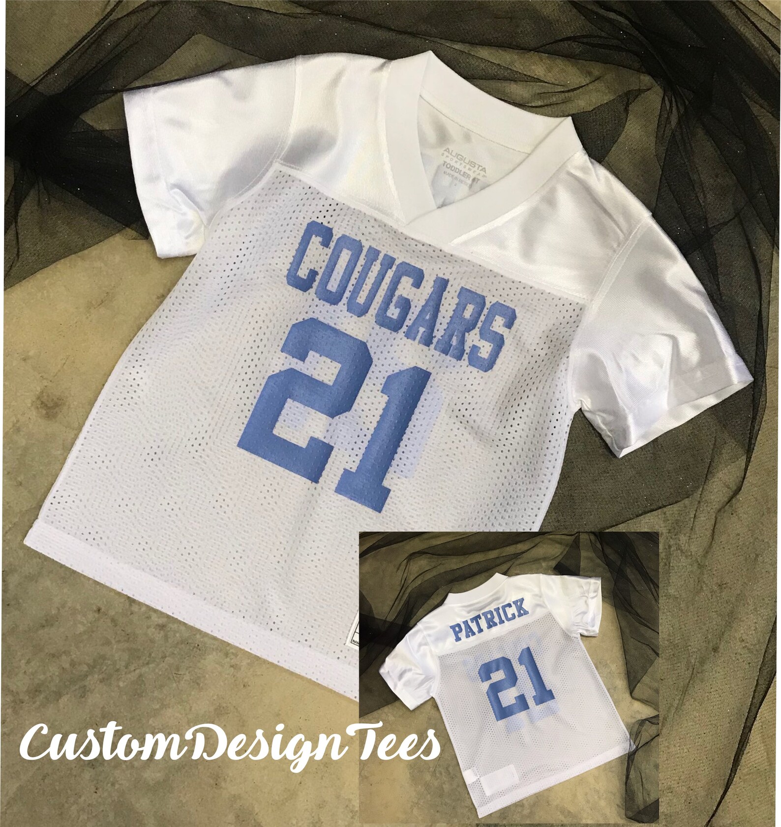 Toddler Football Jersey Custom Football Jersey Personalized Etsy
