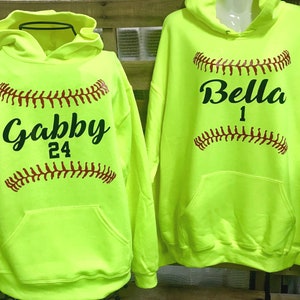 Softball Hoodie Softball Team Sweatshirts Baseball Hoodie Custom Design Tees Baseball Team Hoodie Softball Baseball Softball Mom Dad Etsy Canada