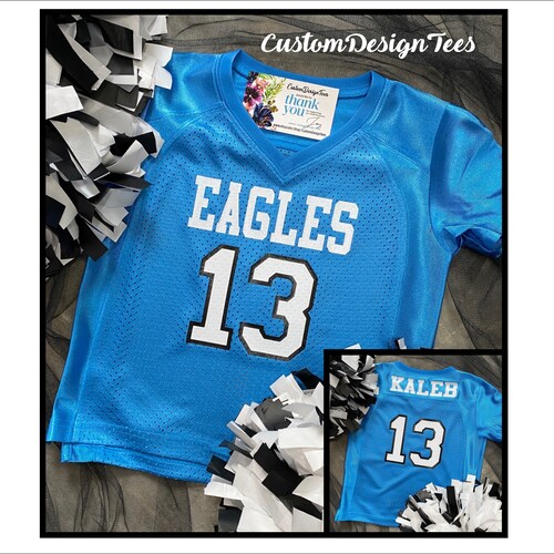 Toddler Football Jersey Custom Football Jersey Personalized Etsy