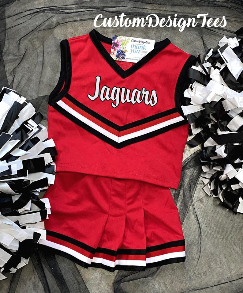 Red And Black Cheer Uniformnull