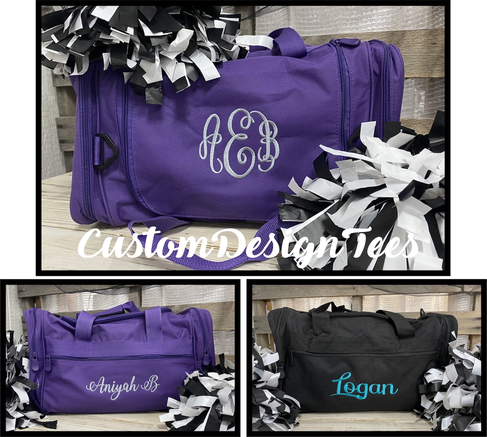 Custom Duffel Bag Personalized Gym Bag Gear Bag Embroidered Etsy