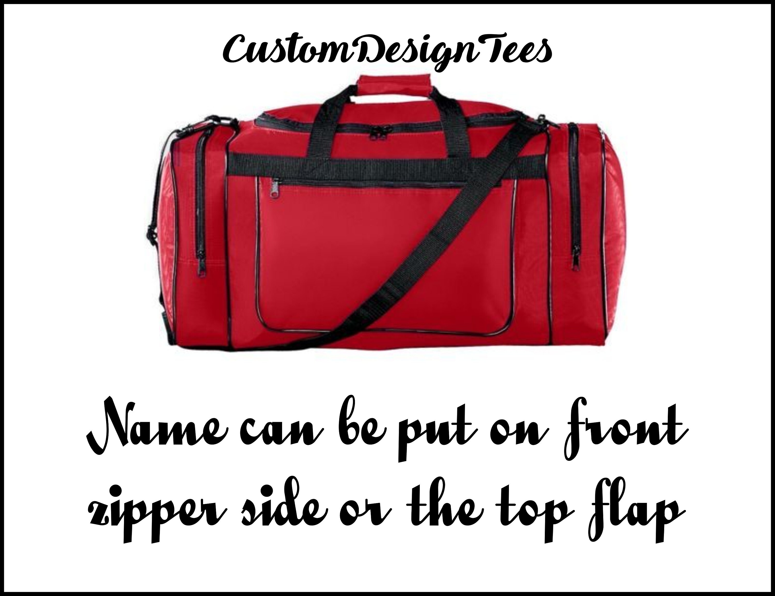 Custom Duffel Bag Personalized Gym Bag Gear Bag Embroidered Etsy